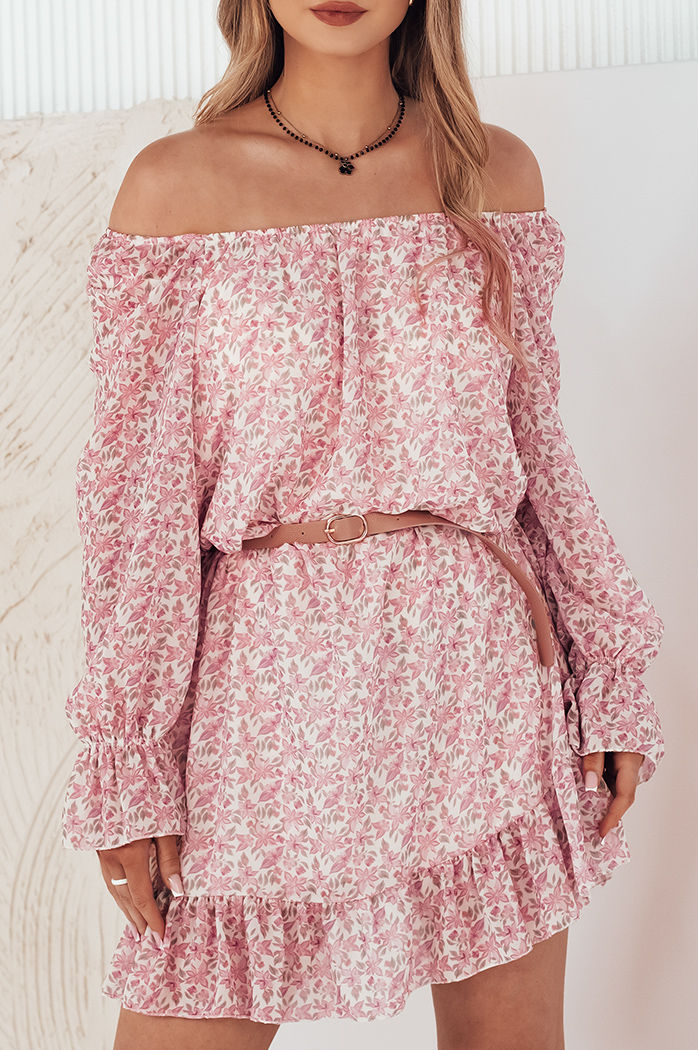 Sukienka hiszpanka KERVEN różowa Dstreet EY2469