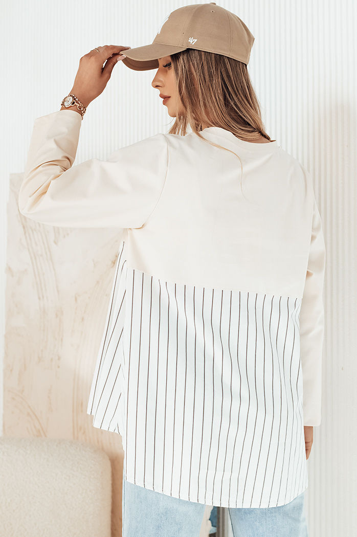 Bluza damska FUNIL beżowa Dstreet BY1271