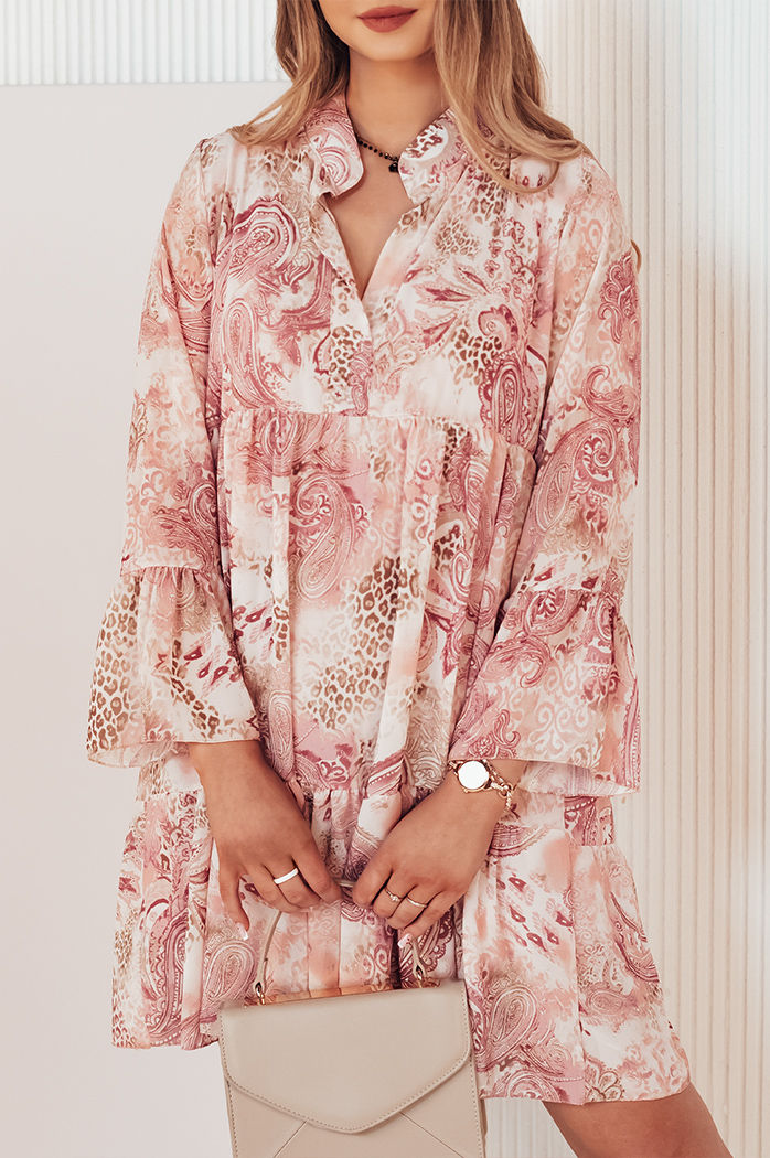 Sukienka PRINSA różowa Dstreet EY2478