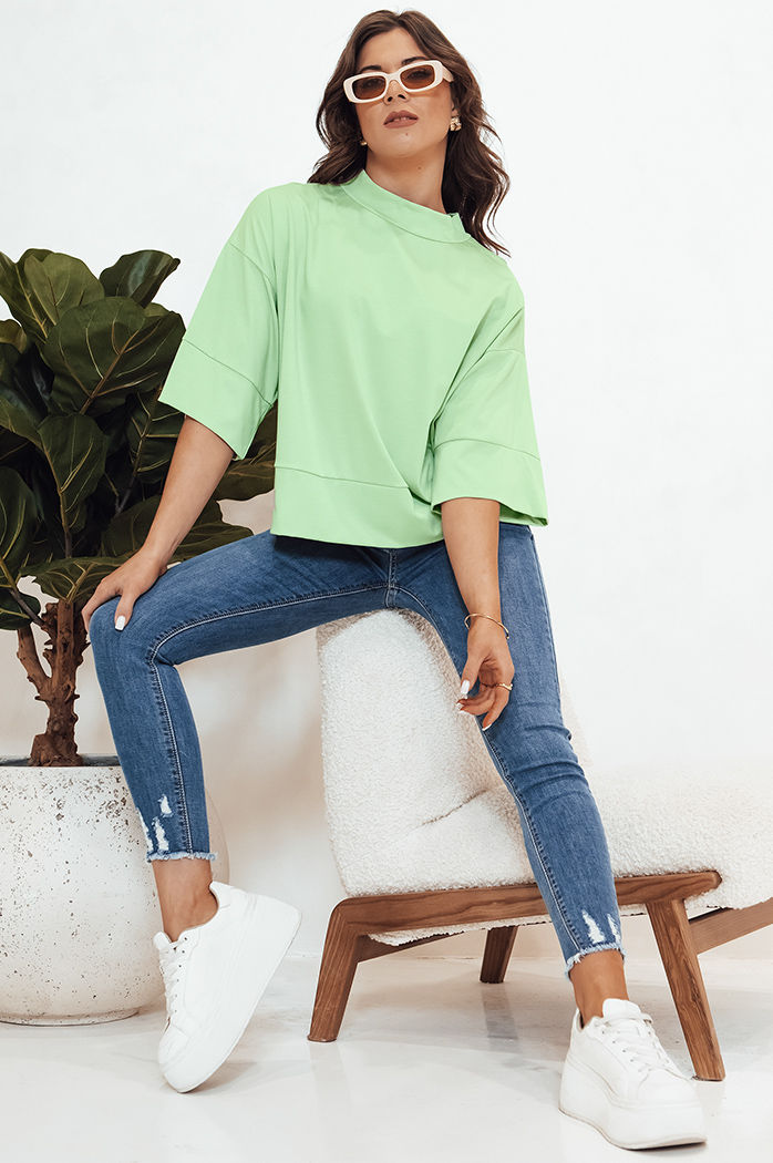 Bluzka damska CHARMA jasnozielona Dstreet RY2475