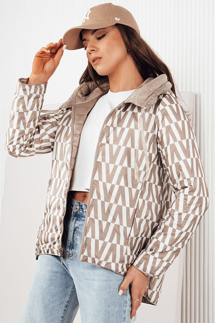 Kurtka pikowana damska VANLY beżowa Dstreet TY4276