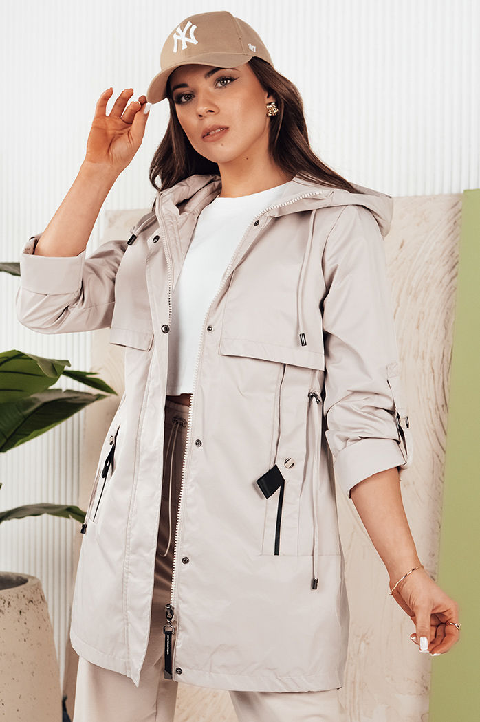 Kurtka przejściowa damska parka MEROY szara Dstreet TY4287