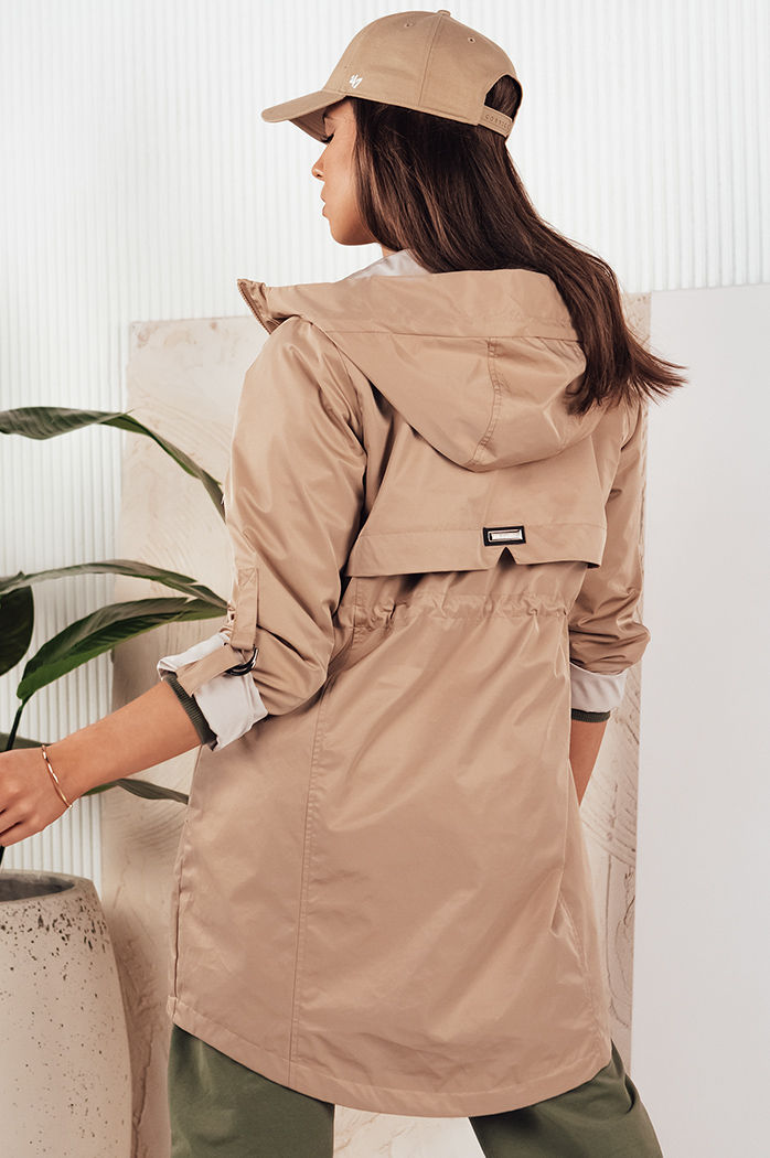 Kurtka przejściowa damska parka MEROY beżowa Dstreet TY4288