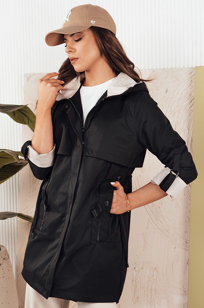 Kurtka przejściowa damska parka MEROY czarna Dstreet TY4290