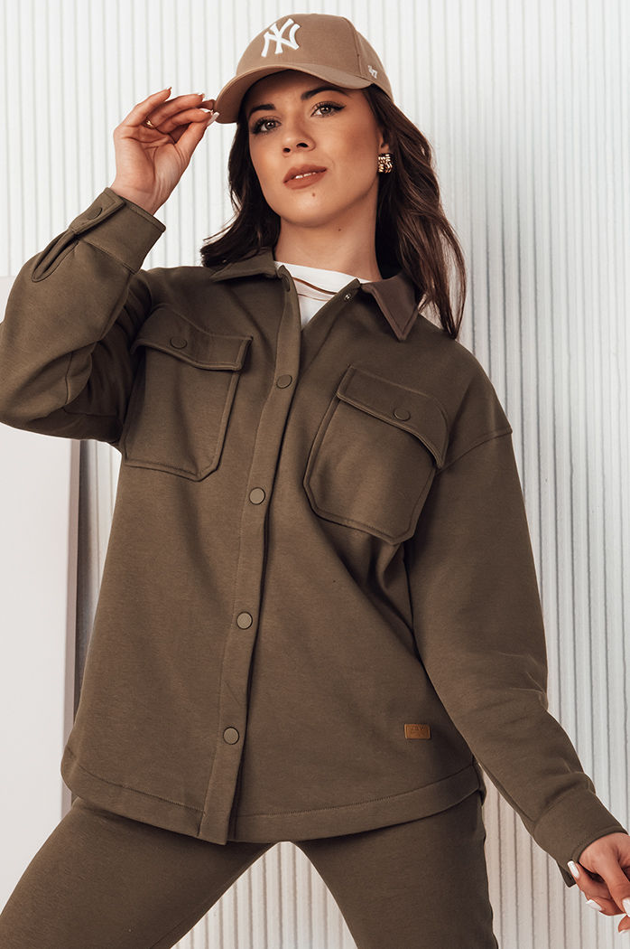 Kurtka damska przejściowa VELARA brązowa Dstreet TY4301