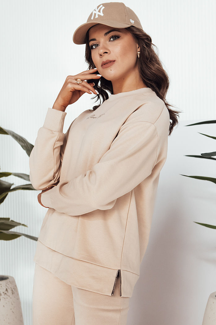 Bluza damska ERIAN kremowa Dstreet BY1275