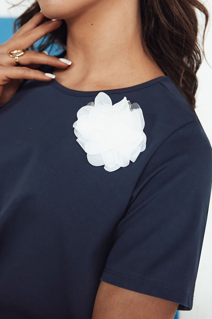 T-shirt damski BINDA granatowy Dstreet RY2485