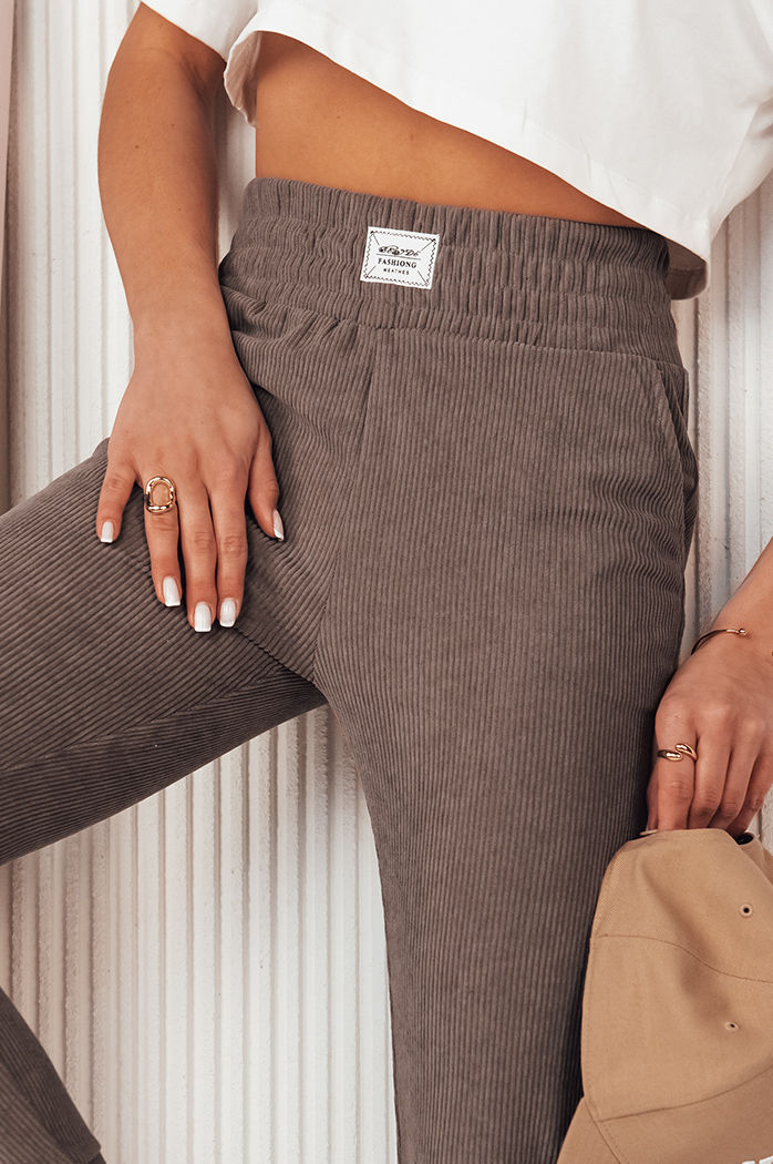 Spodnie damskie dresowe MORSI szare Dstreet UY2040