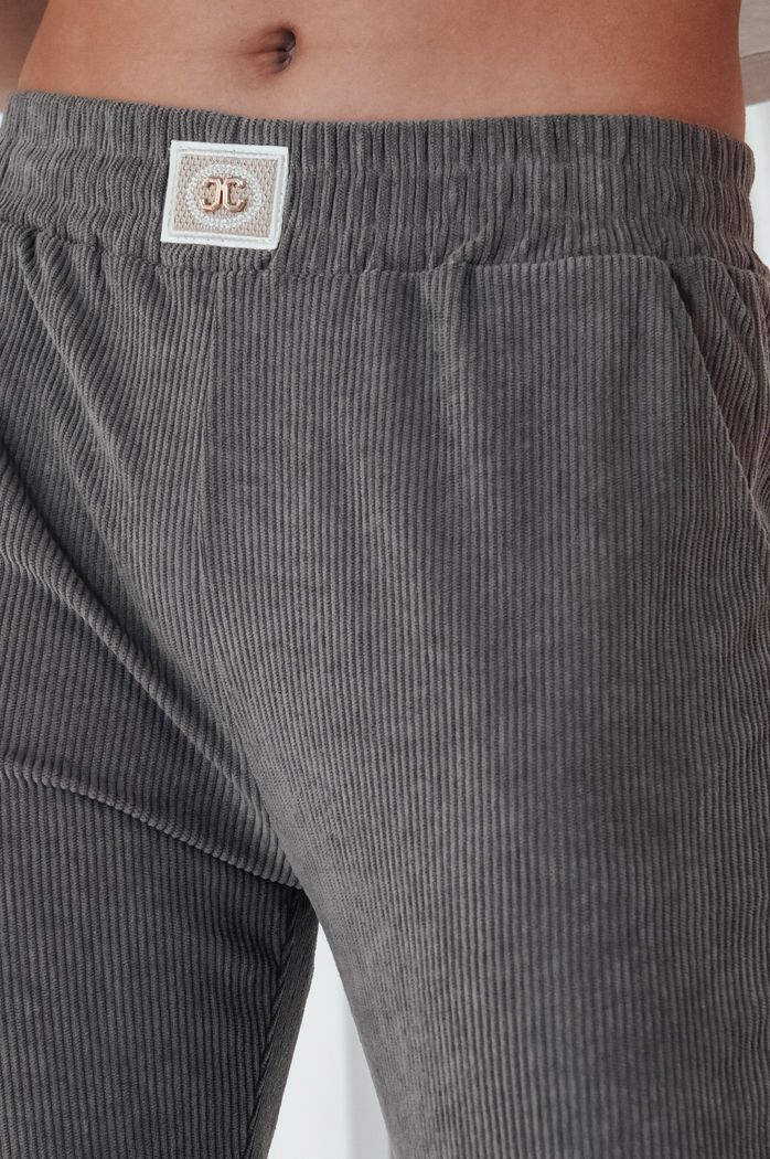 Spodnie damskie dresowe BRINAT szare Dstreet UY2048