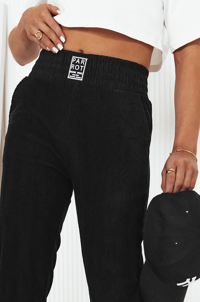 Spodnie sztruksowe damskie LORIST granatowe Dstreet UY2054