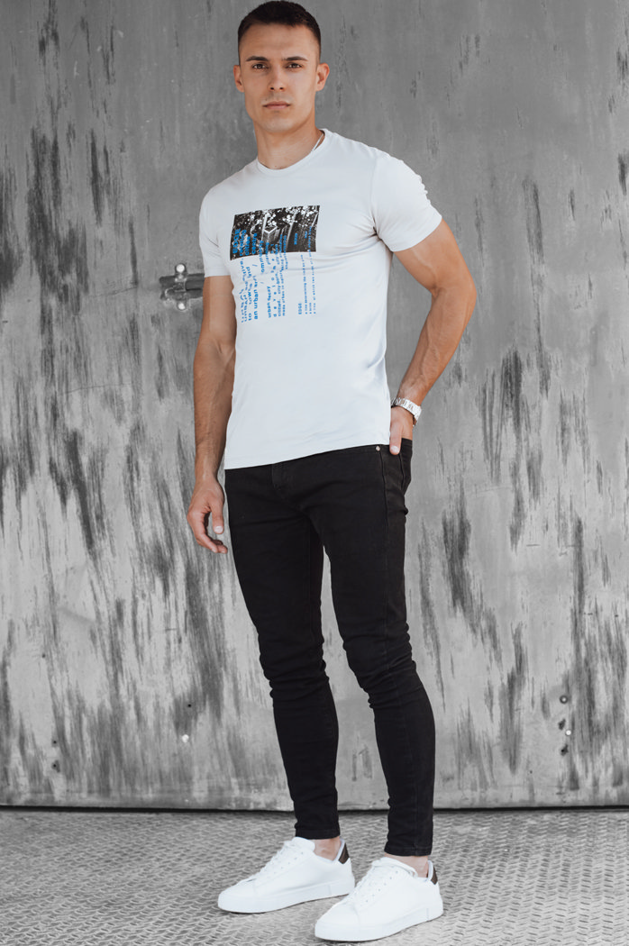 Koszulka męska szara Dstreet RX5560