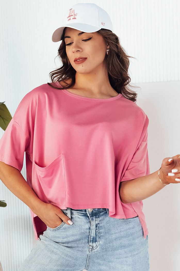 Bluzka damska ARRIWA różowa Dstreet RY2508