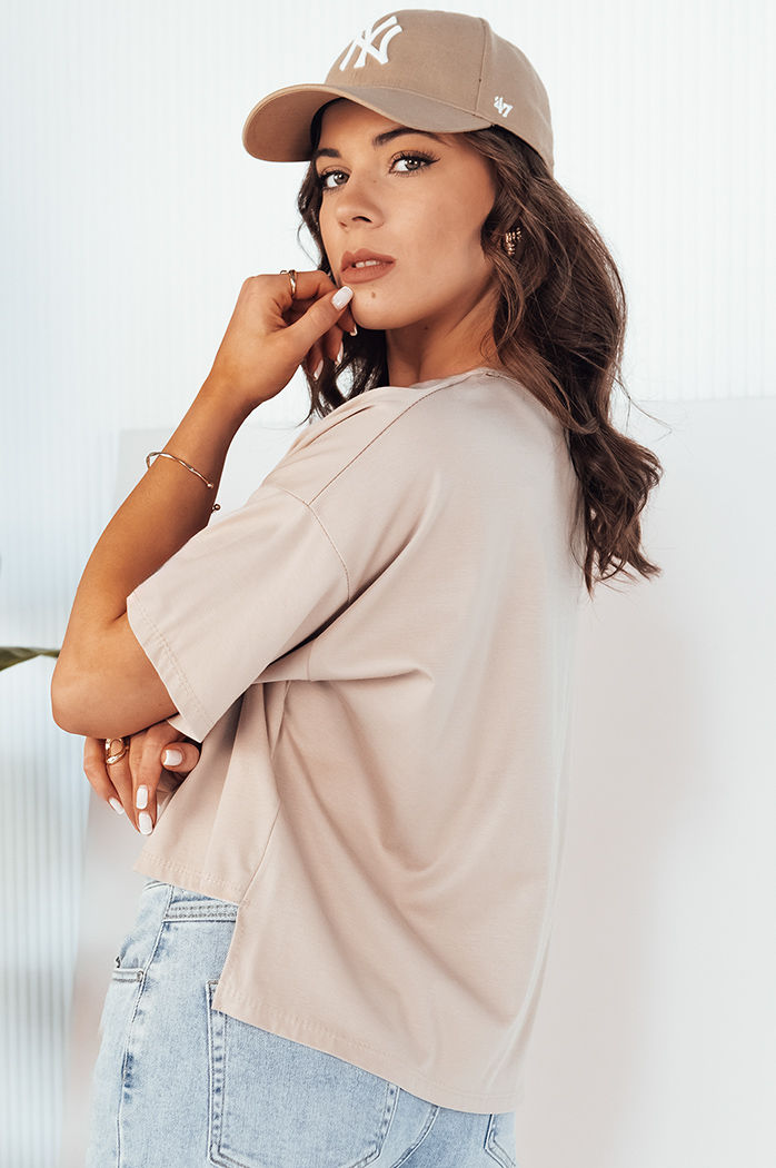 Bluzka damska ARRIWA beżowa Dstreet RY2510