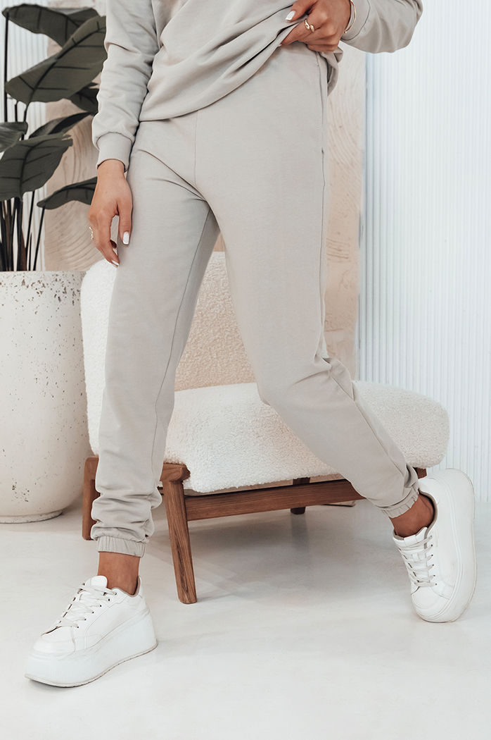 Spodnie damskie dresowe SWAN pistacjowe Dstreet UY2083