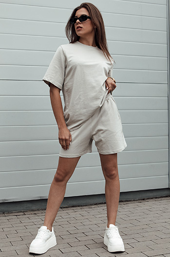 T-shirt damski SWAN pistacjowa Dstreet RY2533