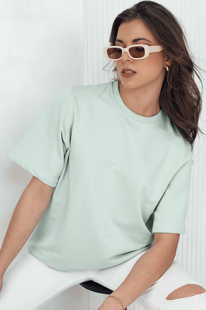 T-shirt damski SWAN miętowa Dstreet RY2536