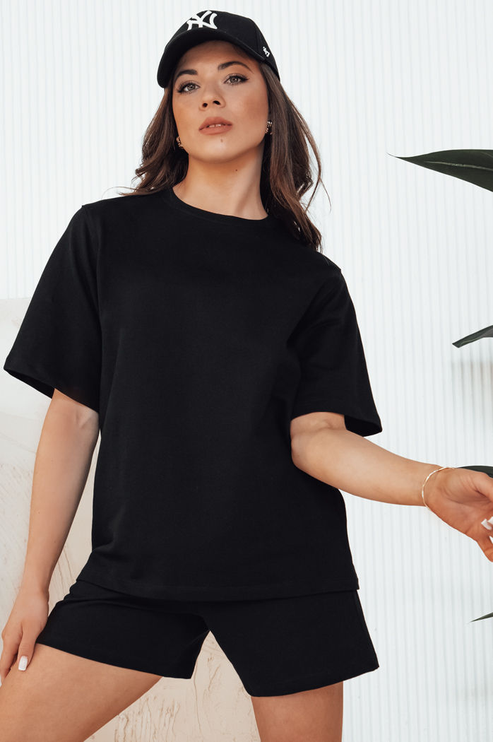 T-shirt damski SWAN czarna Dstreet RY2537