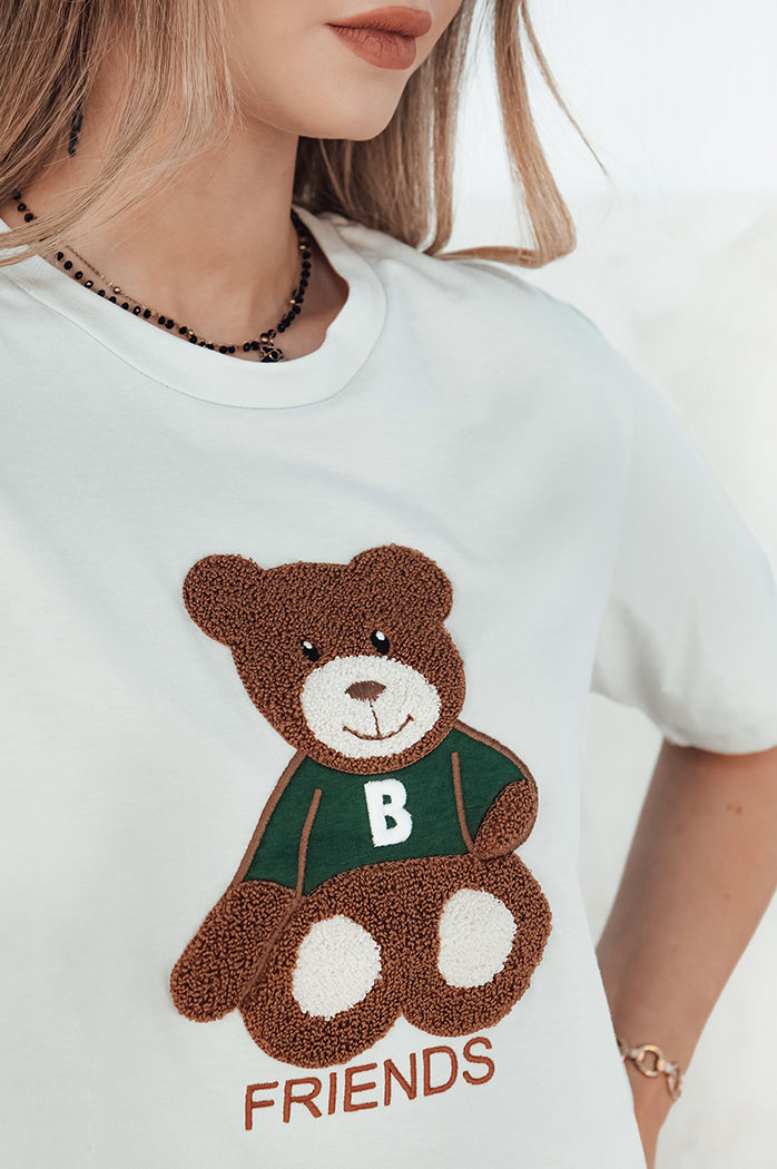 T-shirt damski BAREN pistacjowy Dstreet RY2540