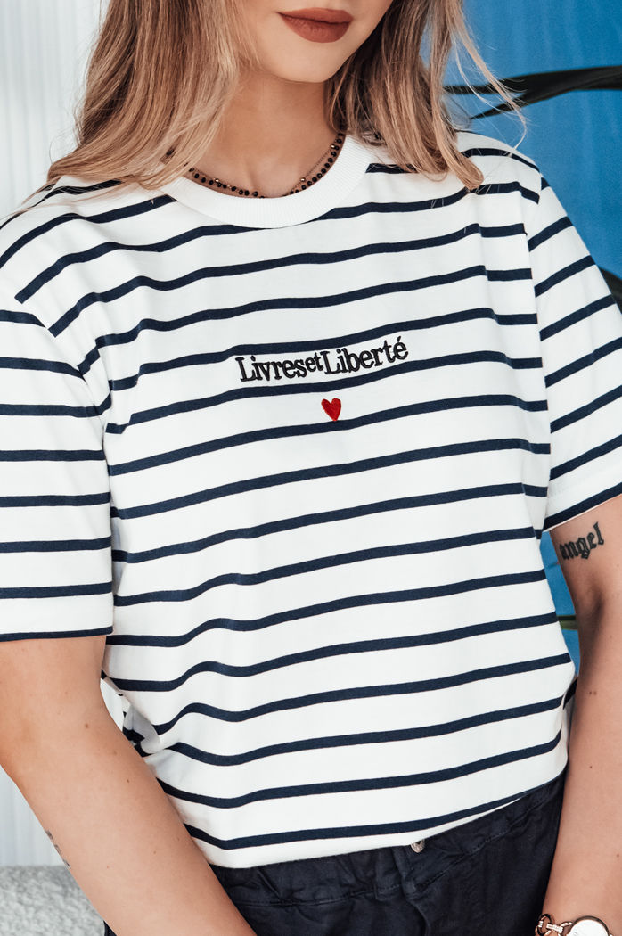 T-shirt damski TUMULS biały Dstreet RY2572