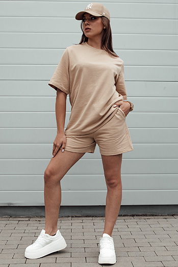 Spodenki damskie SWAN beżowe Dstreet SY0326