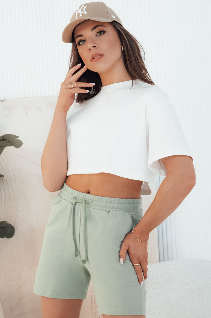 Spodenki damskie SWAN ciemnozielone Dstreet SY0328