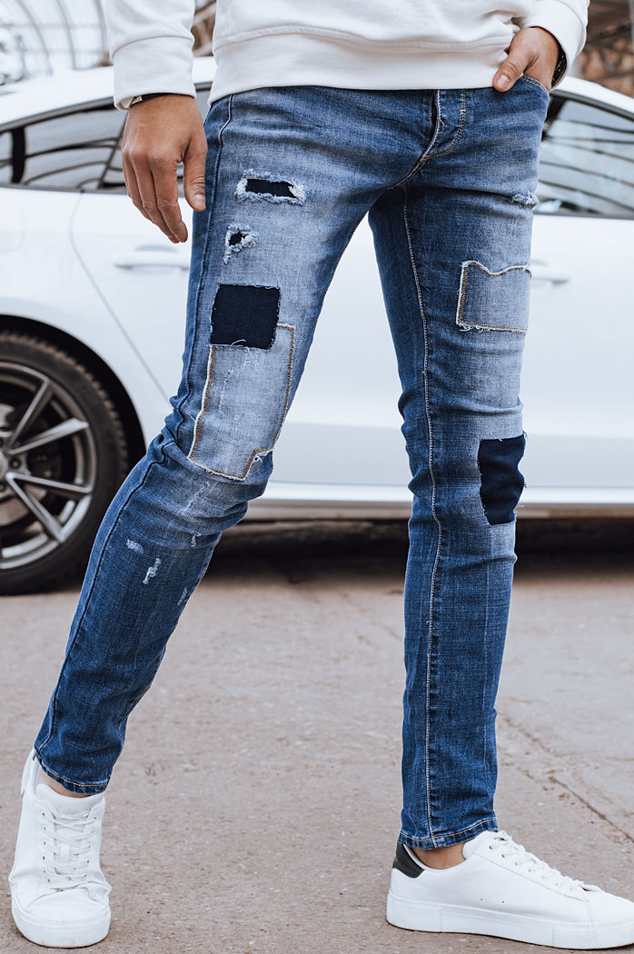 Spodnie męskie jeansowe niebieskie Dstreet UX4297