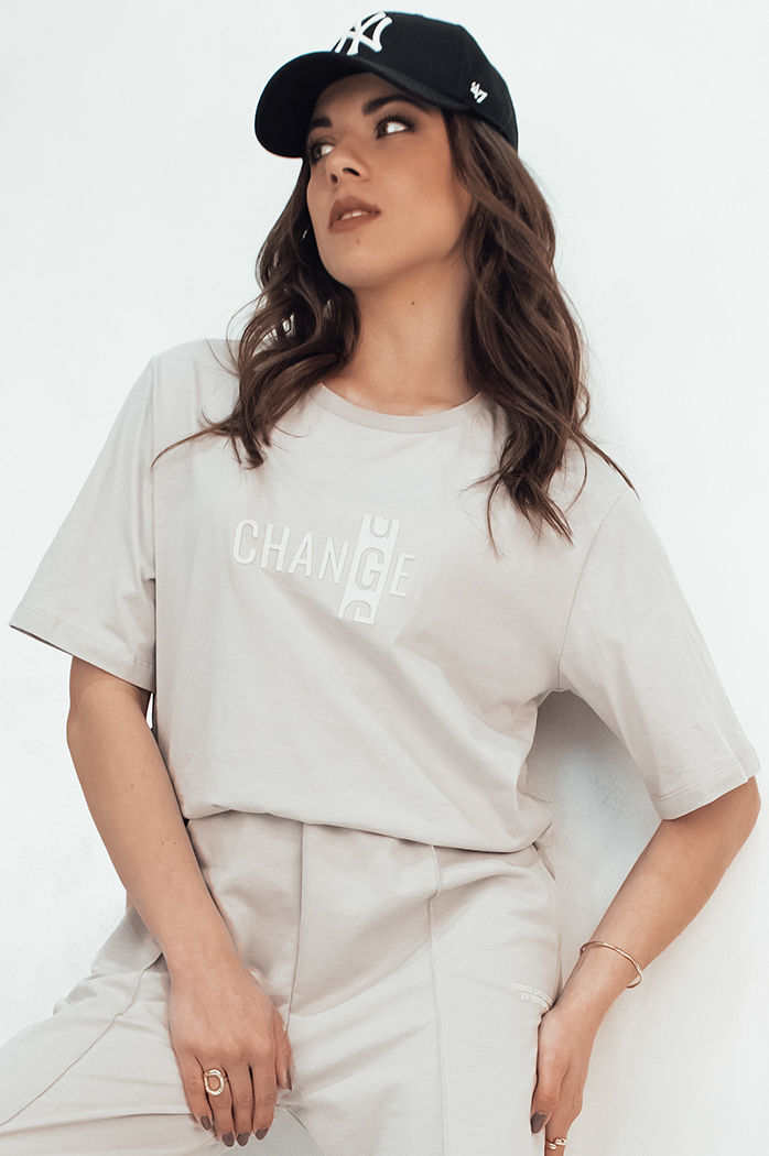 Komplet damski dresowy ZIMELAN szary Dstreet AY1031