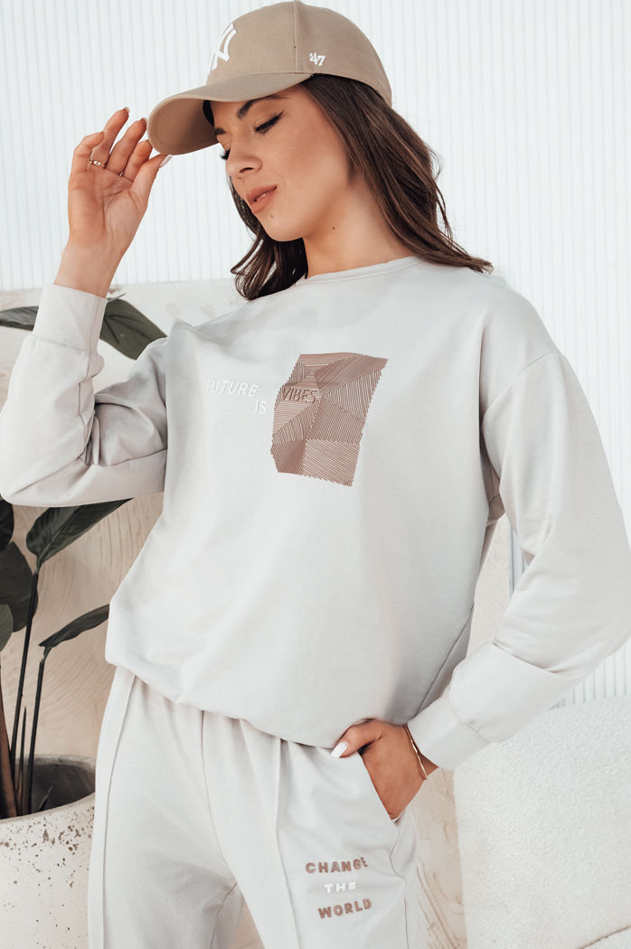 Komplet damski FUTURE szary Dstreet AY1037