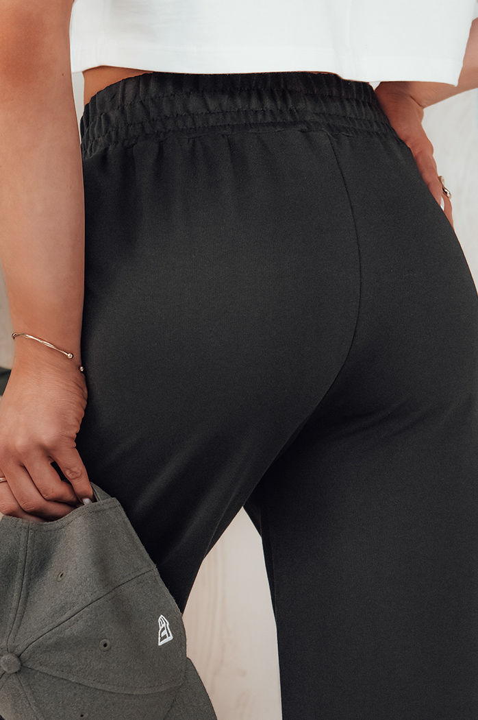 Spodnie damskie GLAPPO czarne Dstreet UY2093