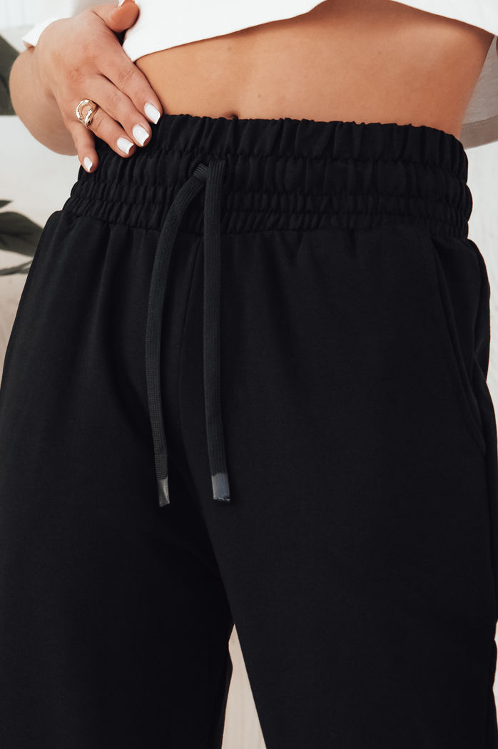 Spodnie damskie KLINTAL czarne Dstreet UY2096