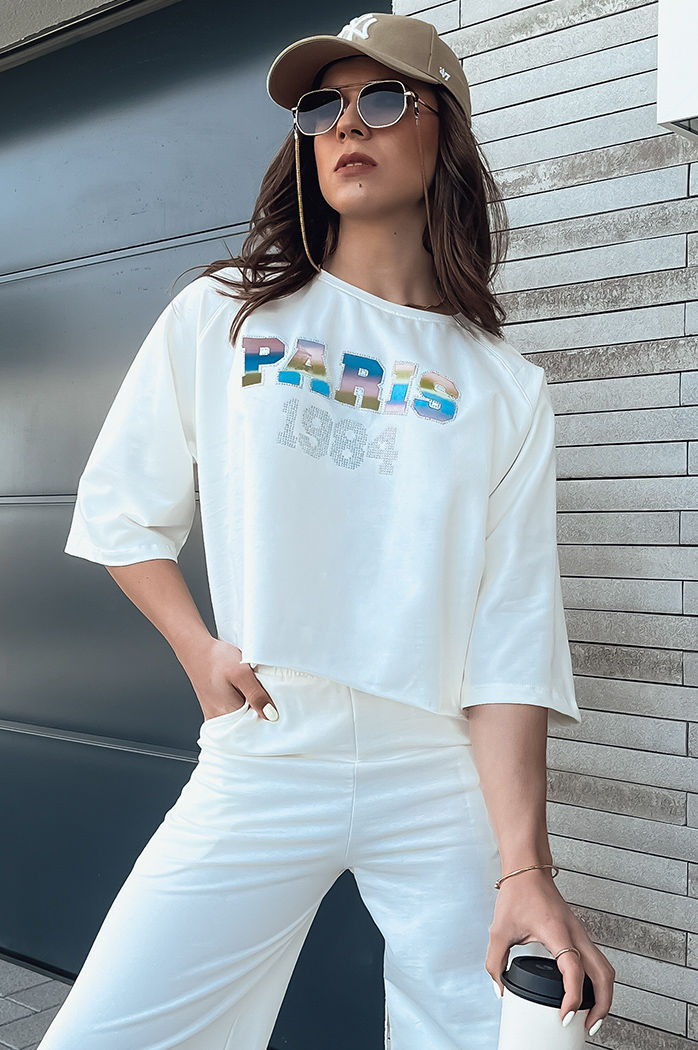 Komplet damski MILEKAN ecru Dstreet AY1050