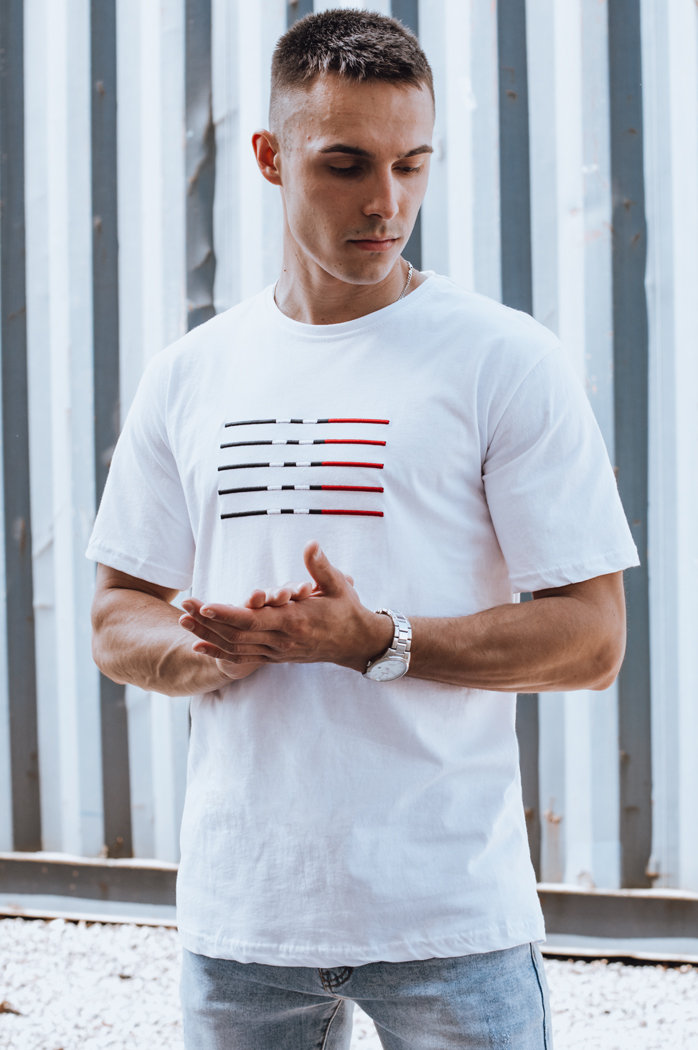 Koszulka męska biała Dstreet RX5568