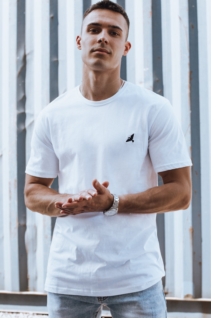 Koszulka męska biała Dstreet RX5574