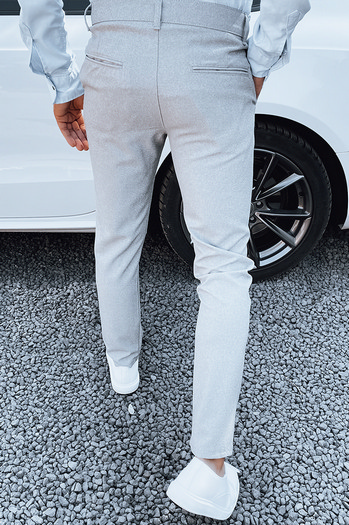 Spodnie męskie jasnoszare Dstreet UX4382