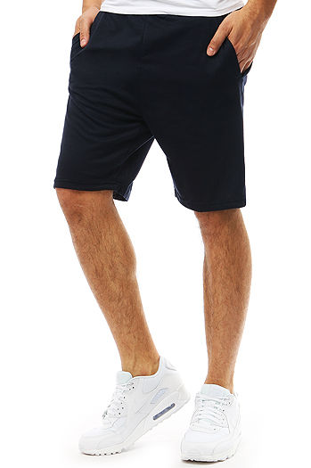 Krótkie spodenki dresowe męskie granatowe Dstreet SX2388