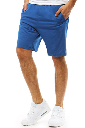 Krótkie spodenki dresowe męskie niebieskie Dstreet SX2391