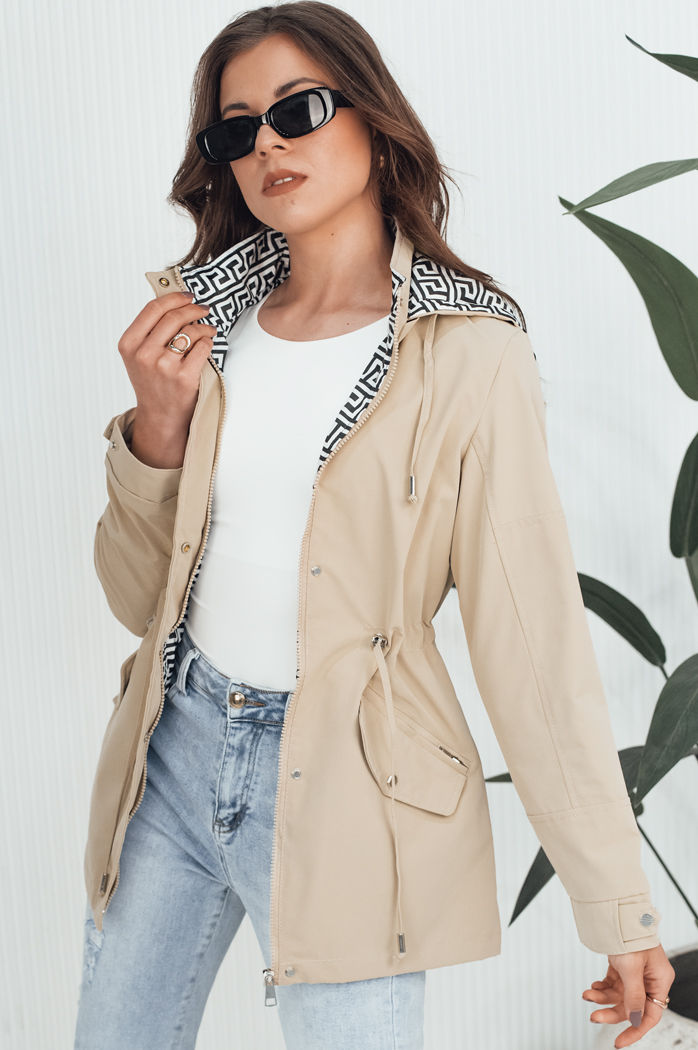 Kurtka damska AVELIN beżowa Dstreet TY4348