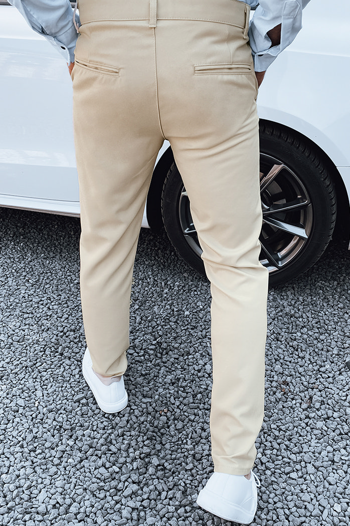 Spodnie męskie beżowe Dstreet UX4410