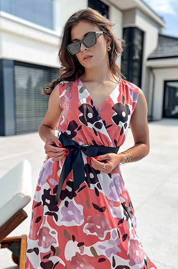 Sukienka CARIBBEA różowa Dstreet EY2498