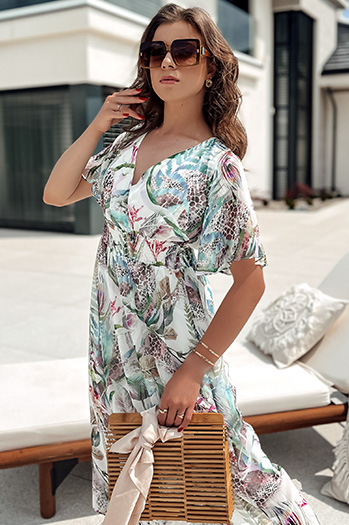 Sukienka ARABELLA biała Dstreet EY2502