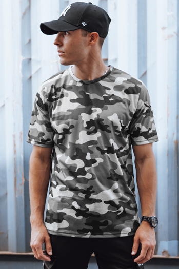 Koszulka męska camouflage antracytowa Dstreet RX5590