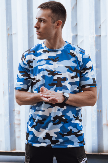 Koszulka męska moro indygo Dstreet RX5593