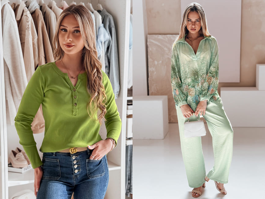 Jaki kolor pasuje do zielonego ubrania i jak stworzyć stylizację z charakterem?