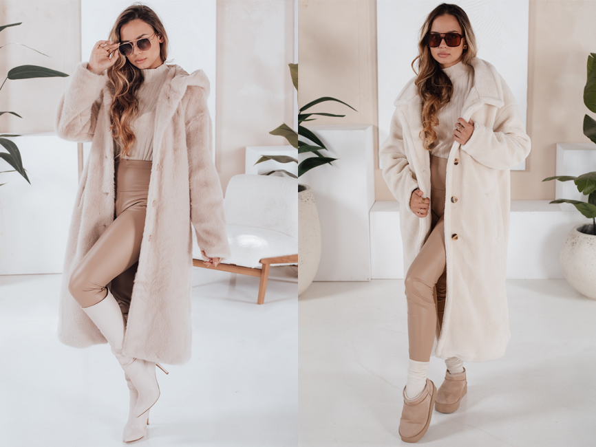 Długie płaszcze damskie – fason, który optycznie wysmukla sylwetkę