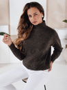Sweter damski półgolf brązowy Dstreet MY2535