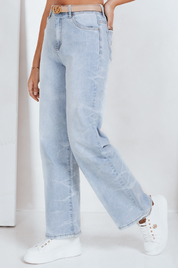 Jeansy damskie szerokie niebieskie Dstreet UY2820
