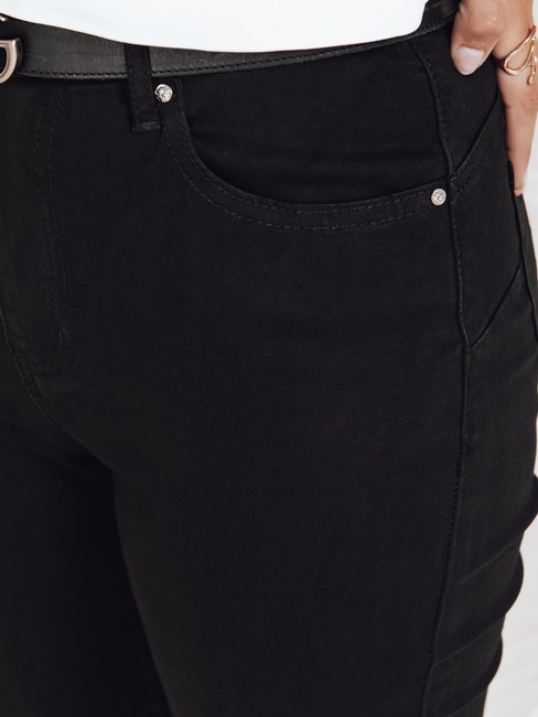 Jeansy damskie skinny czarne Dstreet UY2756
