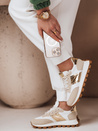 Sportowe sneakersy damskie EASYSTEP beżowe Dstreet ZY0624