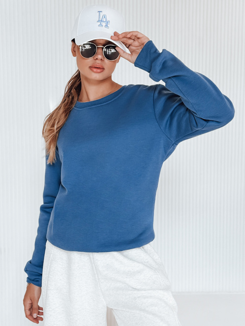 Bluza damska FASHION II jasnoniebieska Dstreet BY0163