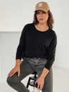 Bluzka damska one size MINIMODA z wisiorkiem czarna Dstreet RY2678